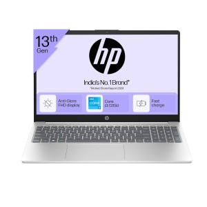 HP 15, 13th Gen Intel Core i3-1315U (8GB DDR4, 512GB SSD), Anti-Glare, Micro-Edge, 15.6''/39.6cm, FHD, Win 11, M365 Basic(1yr)* Office2024, Silver, 1.59kg, fd0568tu, UHD Graphics, FHD Camera Laptop.