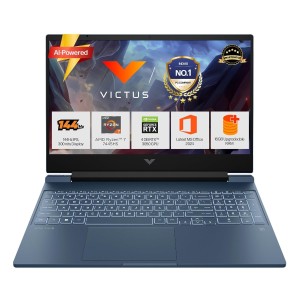 HP Smartchoice Victus, AMD Ryzen 7 7445HS, 6GB RTX 3050, 16GB DDR5(Upgradeable) 512GB SSD, FHD, 144Hz, 300 nits, 15.6''/39.6cm, Win 11, M365* Office24, Blue, 2.29kg, fb3134AX/3120ax, Gaming L