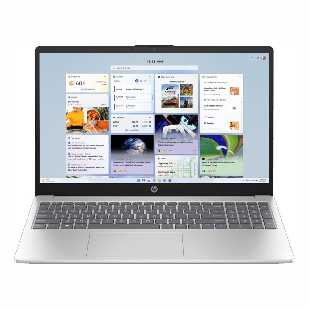 HP 14 EP1152TU Laptop Intel Core Ultra 7 155H, 16GB DDR5 RAM, 1TB SSD, 14-inch FHD Anti-Glare Display, Windows 11, Office 2024 - (Silver)