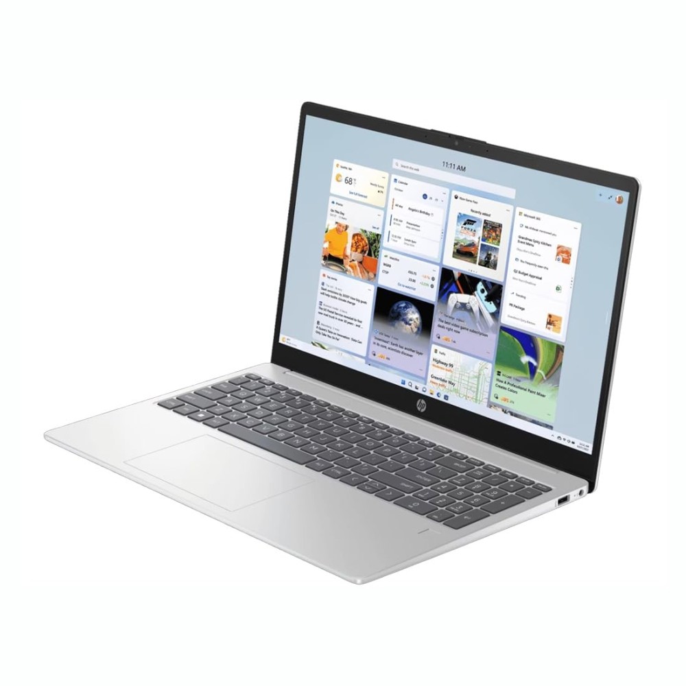 HP 14 EP1152TU Laptop Intel Core Ultra 7 155H, 16GB DDR5 RAM, 1TB SSD, 14-inch FHD Anti-Glare Display, Windows 11, Office 2024 - (Silver)