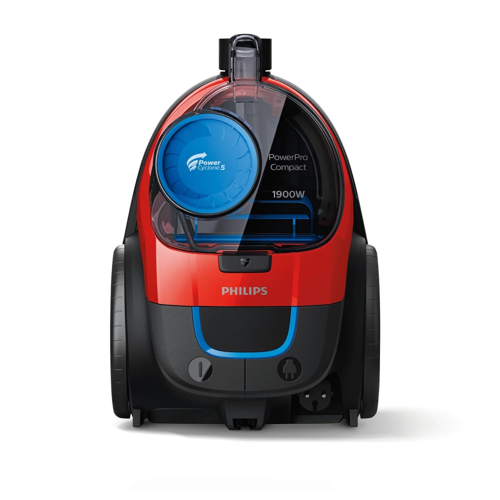Philips PowerPro Compact Bagless Vacuum Cleaner (FC9351/01) – 1900W | Monza Red