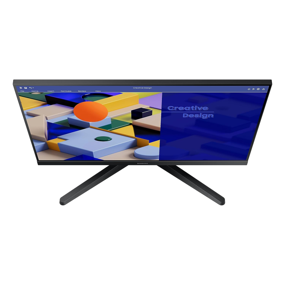 Samsung 22 Inch FHD IPS Monitor 1920 x 1080 with 75Hz Refresh Rate, Bezel-Less Design, AMD FreeSync, Flicker-Free Technology, HDMI & D-Sub Connectivity – (Black) LS22C310EAWXXL