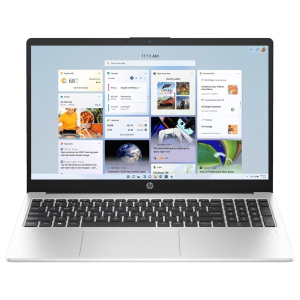 HP 15 255R G10, AMD Ryzen 5 7535U Hexa Core (6 Core, 12 Threads, 2.9 to Max 4.3 Ghz) (8 GB/512 GB SSD/AMD Radeon Graphics/dos) Thin and Light Laptop(15.6 inch HD Display, Matt Silver, 1.45