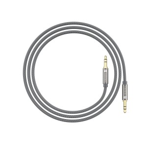 Portronics Konnect Aux 7 3.5mm Male to Male AUX Cable 2 Meter Nylon Braided