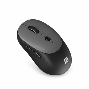 Portronics Toad Neo Wireless Bluetooth Mouse, Dual Mode BT + 2.4GHz, Rechargeable, Multi-Device, 3200 DPI Ergonomic Mouse for PC, Laptop & Mac - (Black)