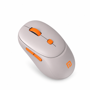 Portronics Toad Neo Wireless Bluetooth Mouse, Dual Mode BT + 2.4GHz, Rechargeable, Multi-Device, 3200 DPI Ergonomic Mouse for PC, Laptop & Mac - (Beige)