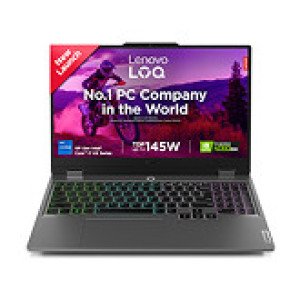 Lenovo LOQ Intel Core i7-13650HX| NVIDIA RTX 4060 8GB (24GB RAM/512GB SSD/144Hz Refresh Rate/15.6" (39.6cm)/Windows 11/Office Home 2024/3 Mon. Game Pass/Grey/2.4Kg), 83DV018LIN AI Gaming Lapt