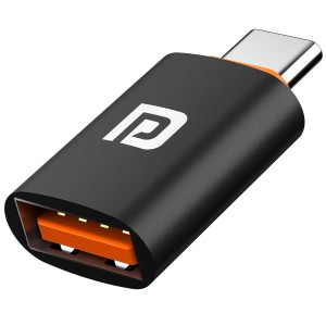 Portronics Bridge Y USB 3.0 to Type C OTG Adaptor, 10Gbps High Speed Data Transfer, Thunderbolt to USB Adapter, Compatible for All Type C Devices, Smartphone, Laptops, Tablets, Chargers