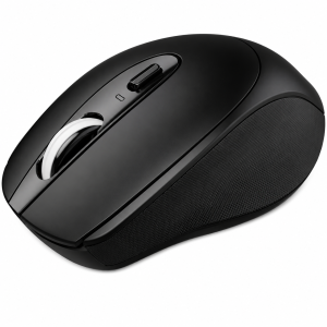 Portronics Toad 31 Wireless Mouse with 2.4 GHz Connectivity, USB Receiver, 10m Working Distance, Ergonomic Design, Auto Power Saving, Adjustable DPI for Laptop & PC - (Black)