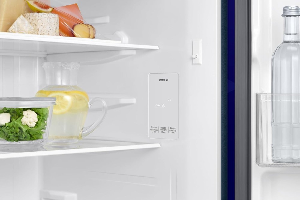 Samsung 236 L, 2 Star, Convertible, Digital Inverter Frost Free Double Door Refrigerator (RT40H28U2HSHL, Hydrangea Blue, 2026 Model)