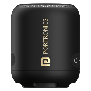 Portronics SoundDrum 12W TWS Portable Bluetooth 5.3 Speaker with Powerful Bass, Inbuilt-FM & Type C Charging Cable Included
