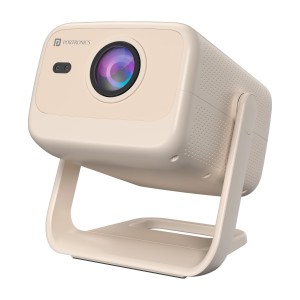 Portronics Beem 480 Smart LED Projector with 1080p Full HD Resolution, 5100 Lumens, 4K Support, Built in OTT Apps, Auto Focus, Auto Keystone, 5W Speaker, WiFi, BT,HDMI, Screen Mirroring(Cream)