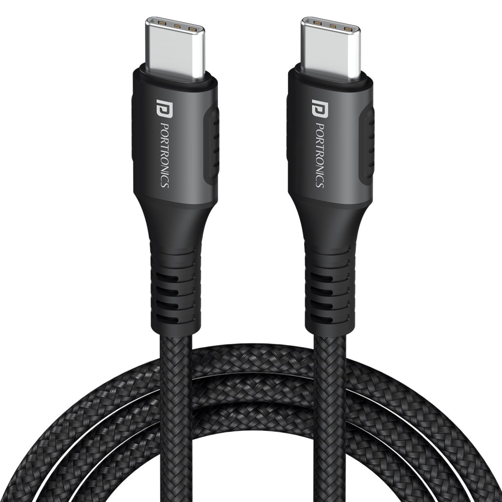 Portronics Konnect 240C 240W USB Type-C Fast Charging Cable (1.2M)