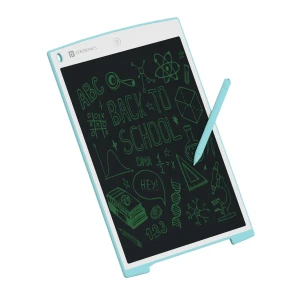 Portronics Ruffpad 12 LCD Writing Pad 12 Inch Rewritable Digital Writing Tablet for Kids & Adults, Wireless Drawing & Note-Taking Graphics Tablet, One-Tap Erase - (Blue, White)