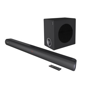 FINGERS Octane-200 Multimedia Sound Bar with Subwoofer (Powerful 200 Watts, Bluetooth, USB, AUX, Optical, HD Interface, Coaxial, Mic Input (6.35mm)