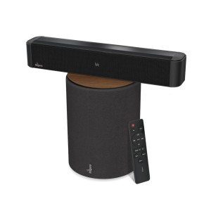 FINGERS RoomFilling-352 2.1 Channel Speaker System with Woofer & Remote - 60 W Cinematic Sound for Spaces up to 350 sq. ft. | Optical, HD Interface, Coaxial | Customised EQ Modes (Rich Black)