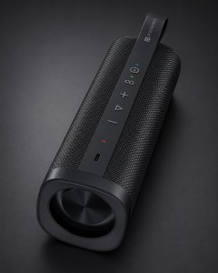 Portronics Fynix 30W HD Sound Portable Bluetooth Speaker with Dual Passive Radiator, 360° Surround Sound, Upto 6 Hours, Handsfree Calling, TWS Pairing, Bluetooth 5.3V, Type C Charging(Black)