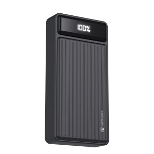Portronics Luxcell B Advanced 20000mAh Power Bank with 22.5W Max Output, LED Battery Display, 22.5w Mach USB-A , 20w Type C PD Output, Type C Input, Wake Up Button(Black)