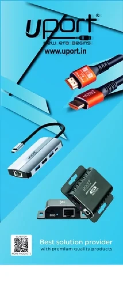 UPORT USB C to HDMI 4K Adapter 60Hz, HDMI 2.0, 60W Power Delivery, 0.5M Braided Cable, Aluminium Body - (Grey)