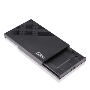 UPORT 2.5 Inch SATA USB 3.0 HDD/SSD External Hard Drive Enclosure, Tool-Free 7mm/9.5mm Case, UASP, Up to 1TB - (Black)