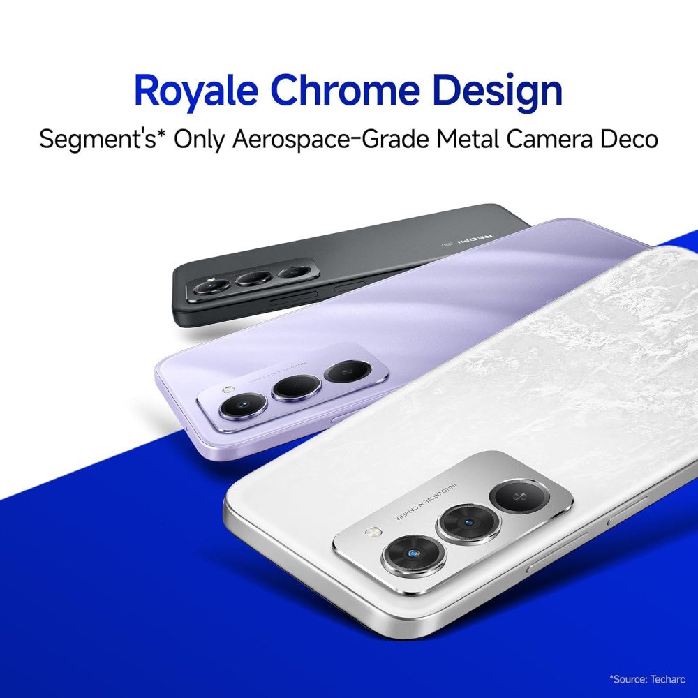 Redmi 15 5G | Segment's Largest 7000mAhA Battery | Segment's Largest Display 17.53cm(6.9) Up to 144Hz | Snapdragon 6s Gen 3 | 18W Reverse Charging | 50MP AI Dual Camera